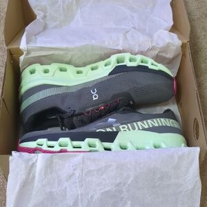 ON Running Cloud Monster 2 Shoes Mens 11.5 Asphalt Lime Color